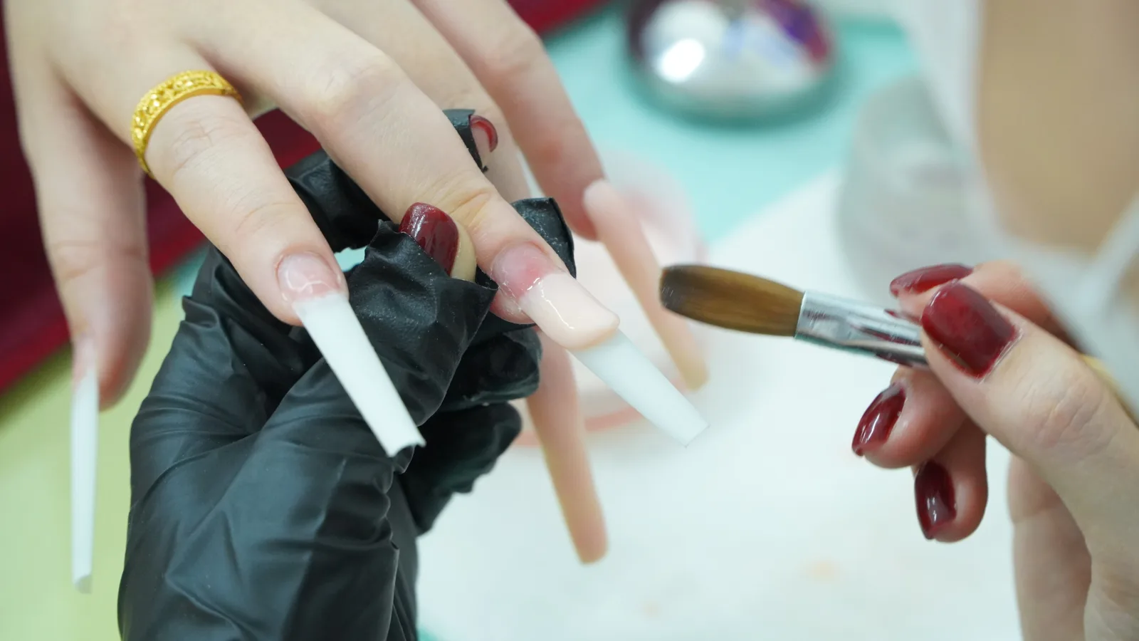 Nail đắp bột