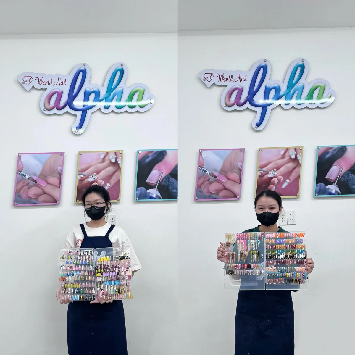 Học viên tại khóa học nail quốc tế