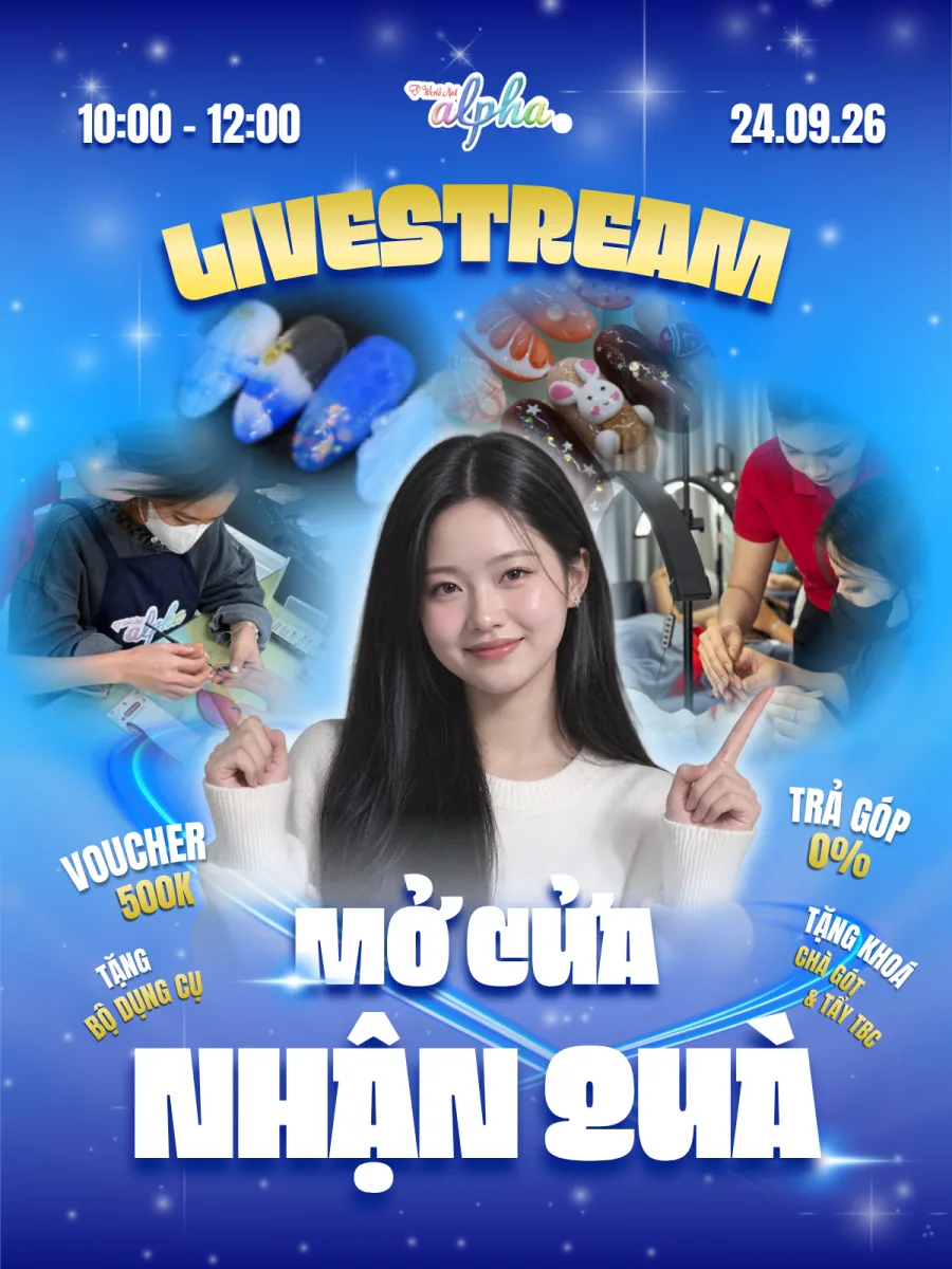 Livestream tháng 9 của World Nail Alpha