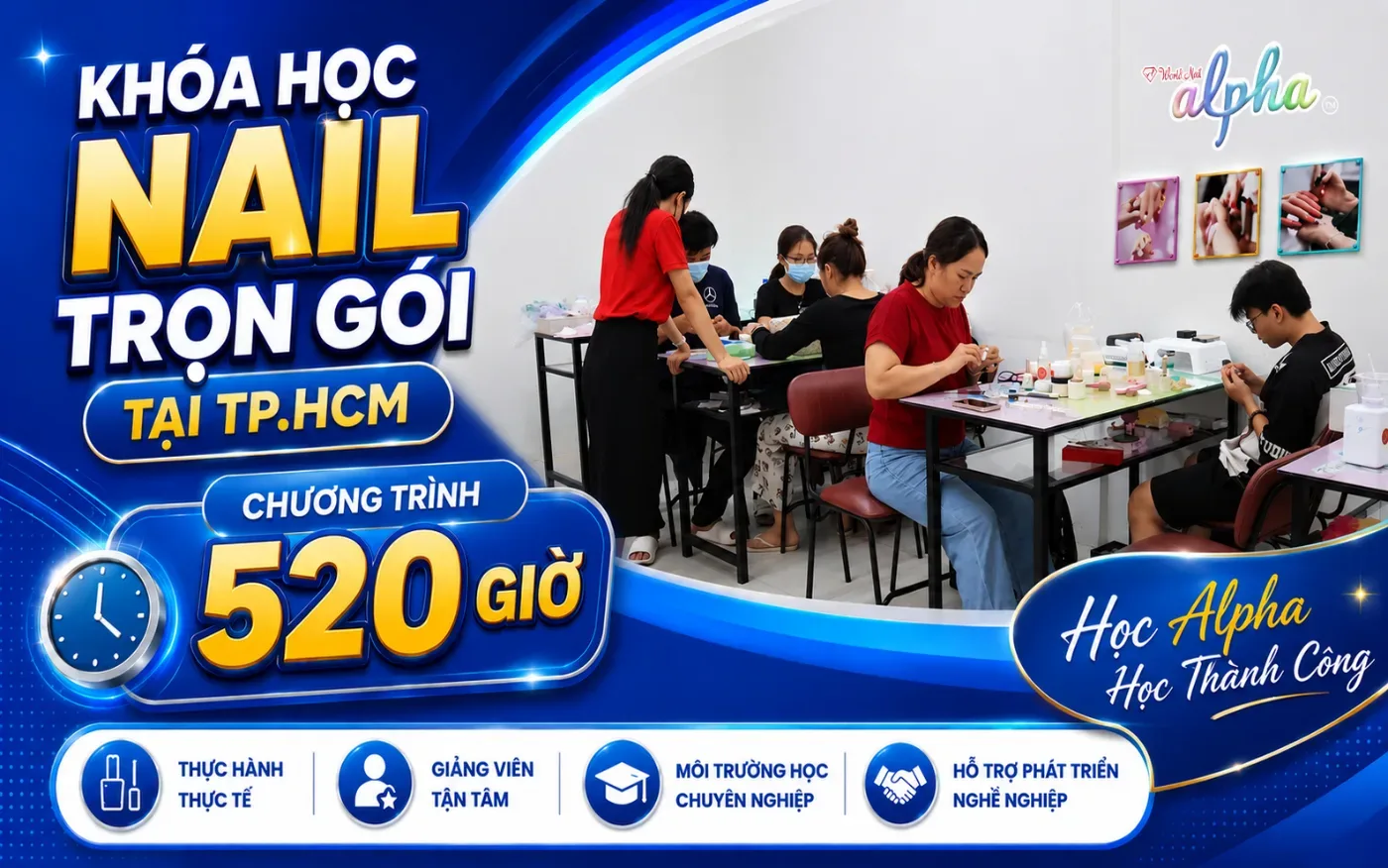 Khóa Học Nail Trọn Gói Tại TP.HCM