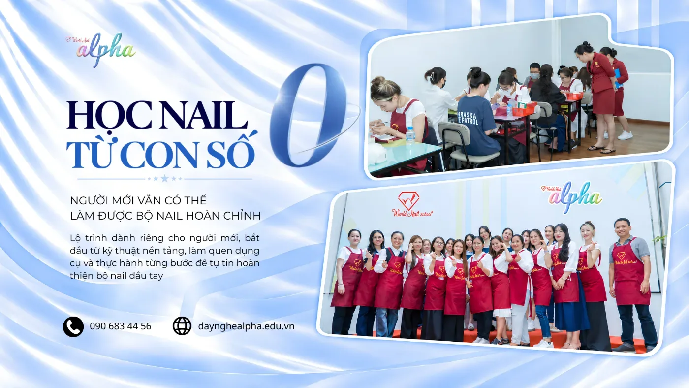 Học Nail Từ Con Số 0: Người Mới Mất Bao Lâu Để Làm Được Bộ Nail Đầu Tiên?
