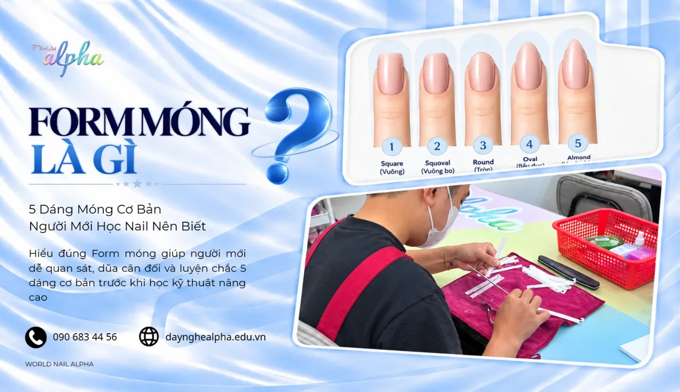 Vì Sao Sơn Gel Nhanh Bong? Những Lỗi Người Mới Học Nail Cần Biết