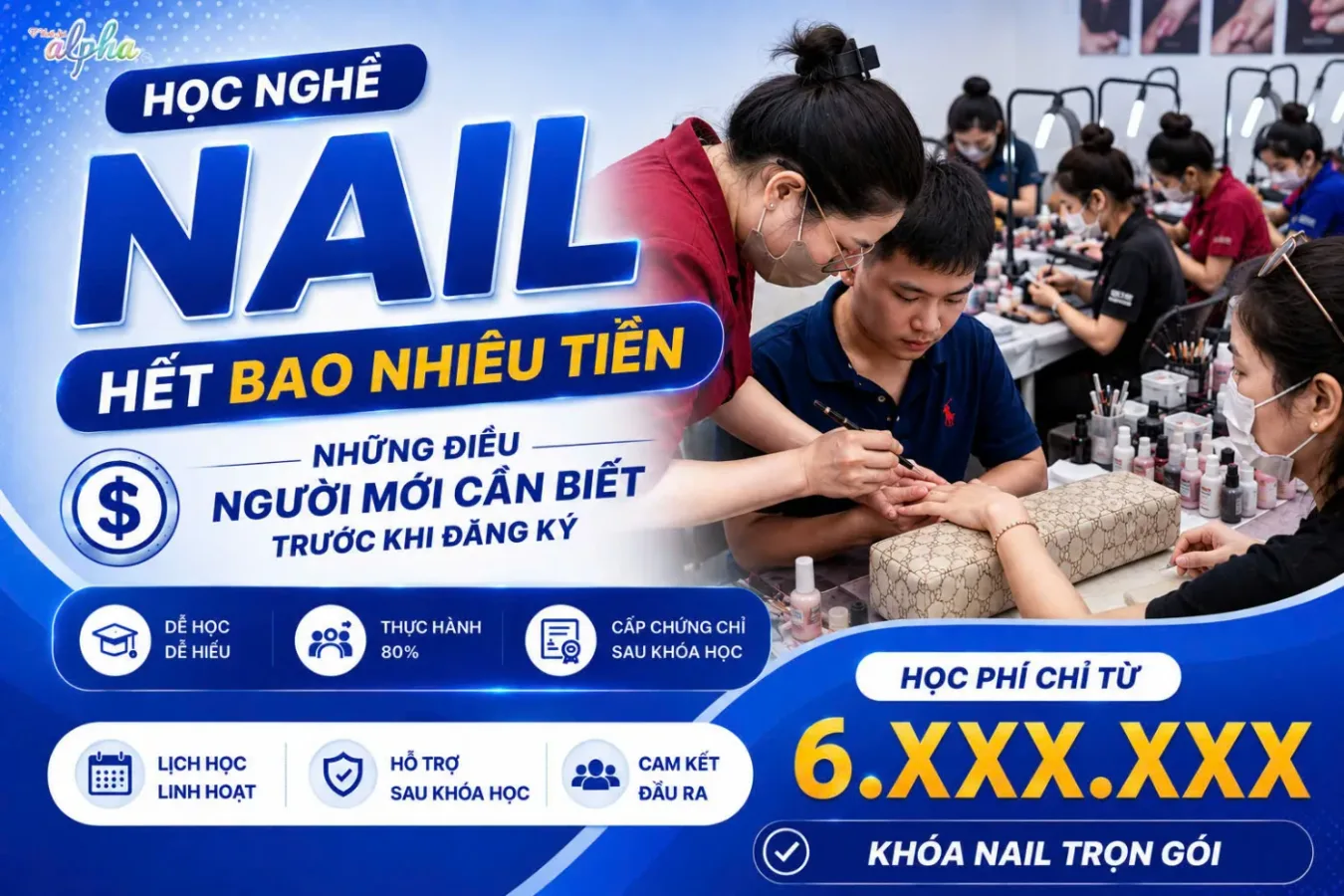 Học Nghề Nail Hết Bao Nhiêu Tiền - Những Điều Người Mới Cần Biết